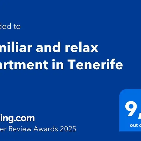 Familiar And Relax In Tenerife Apartment *